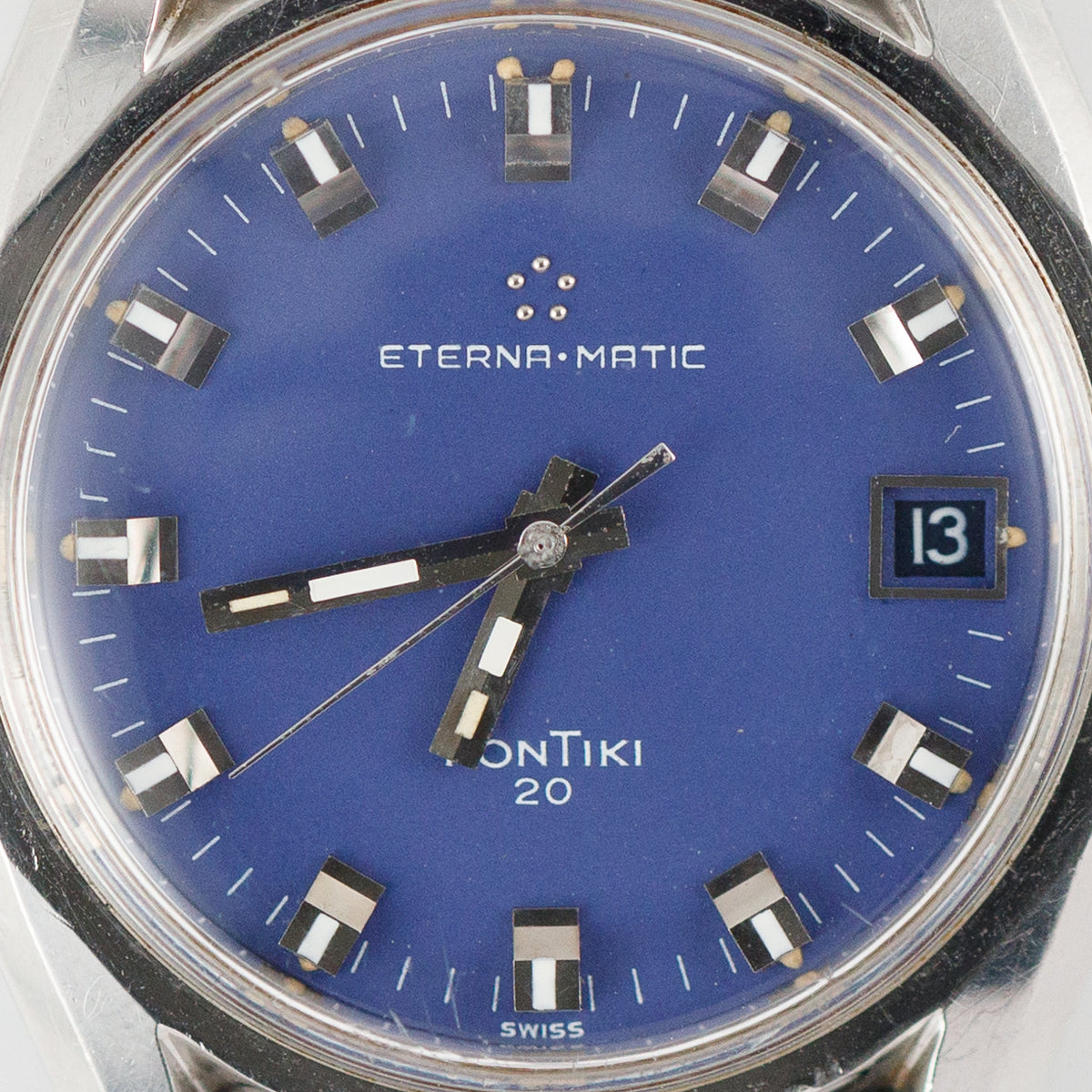 ETERNA KonTiki 20 Ref.130FTT Salvia Blue Dial