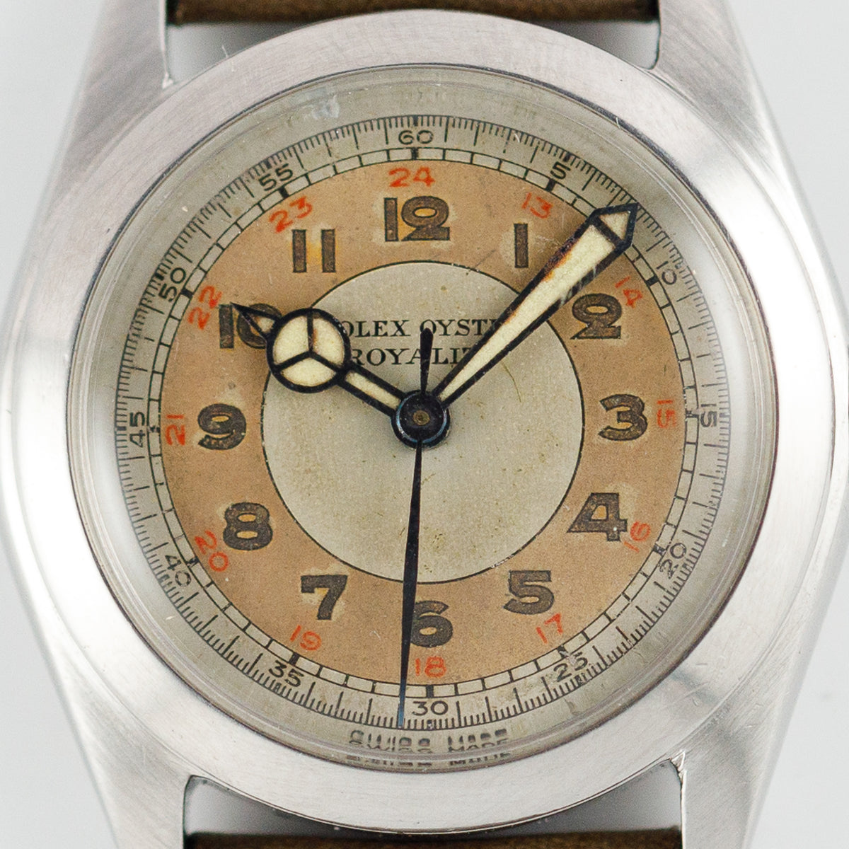 ROLEX OYSTER ROYALITE Ref.4220 Two Tone military Dial