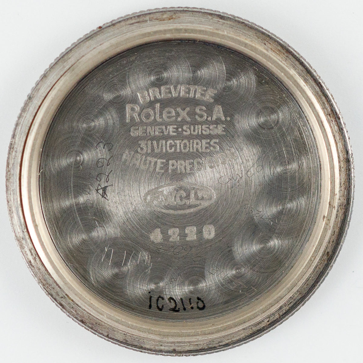 ROLEX OYSTER ROYALITE Ref.4220 Two Tone military Dial