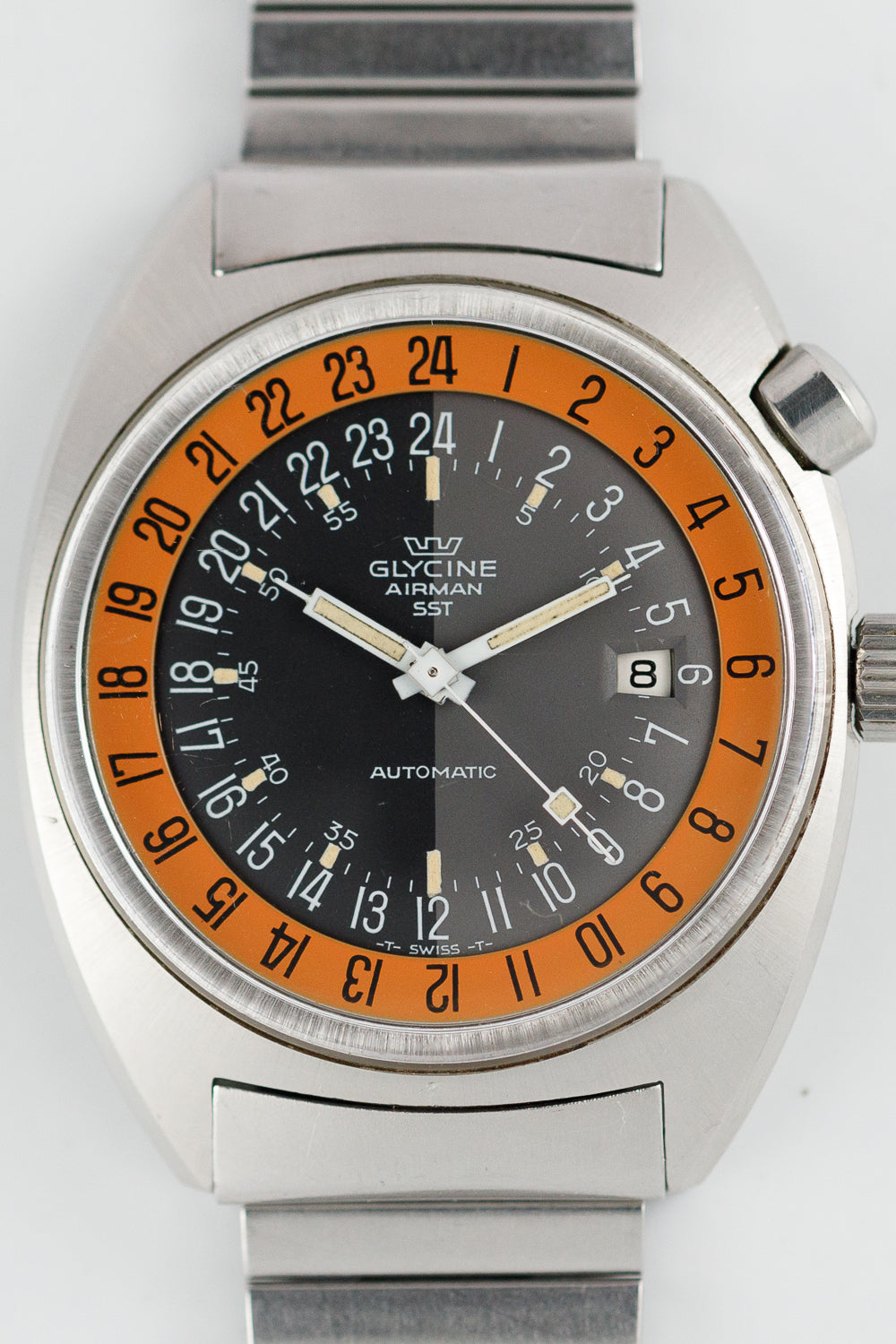 GLYCINE Airman SST Ref.323 1219 Pumpkin – TIMEANAGRAM