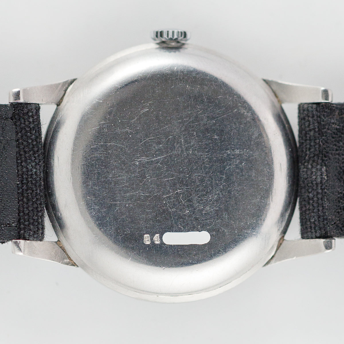 ZENITH Jumbo Case Black Gilt Dial 3 Circle line