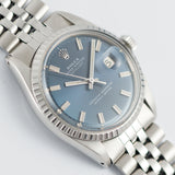 ROLEX DATEJUST Ref.1603 Wide Boy Blue dial
