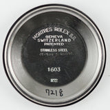 ROLEX DATEJUST Ref.1603 Wide Boy Blue dial