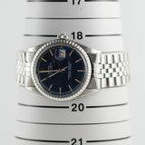 ROLEX DATEJUST Ref.1603 Wide Boy Blue dial