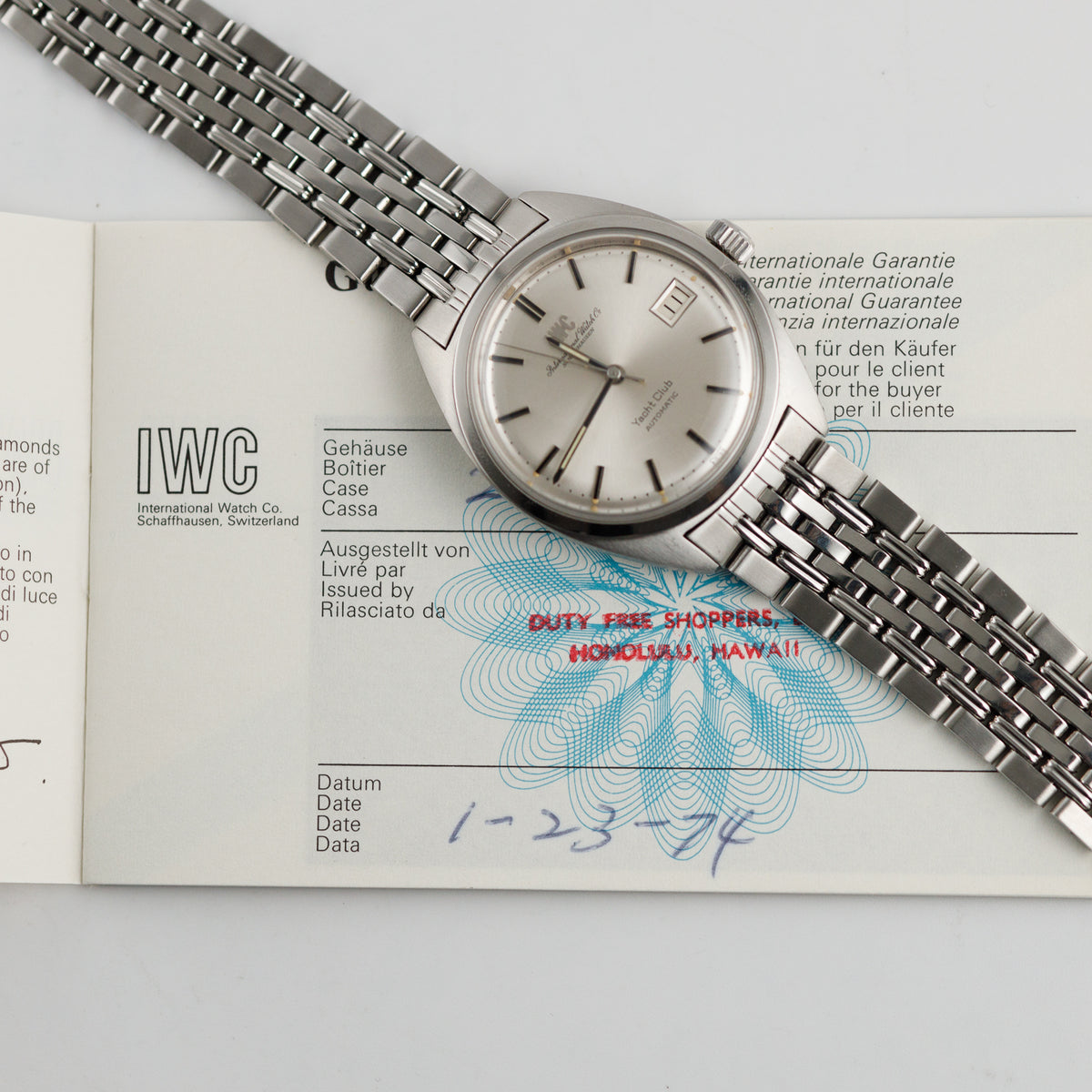 IWC Yacht Club Ref.1811 C Line Case