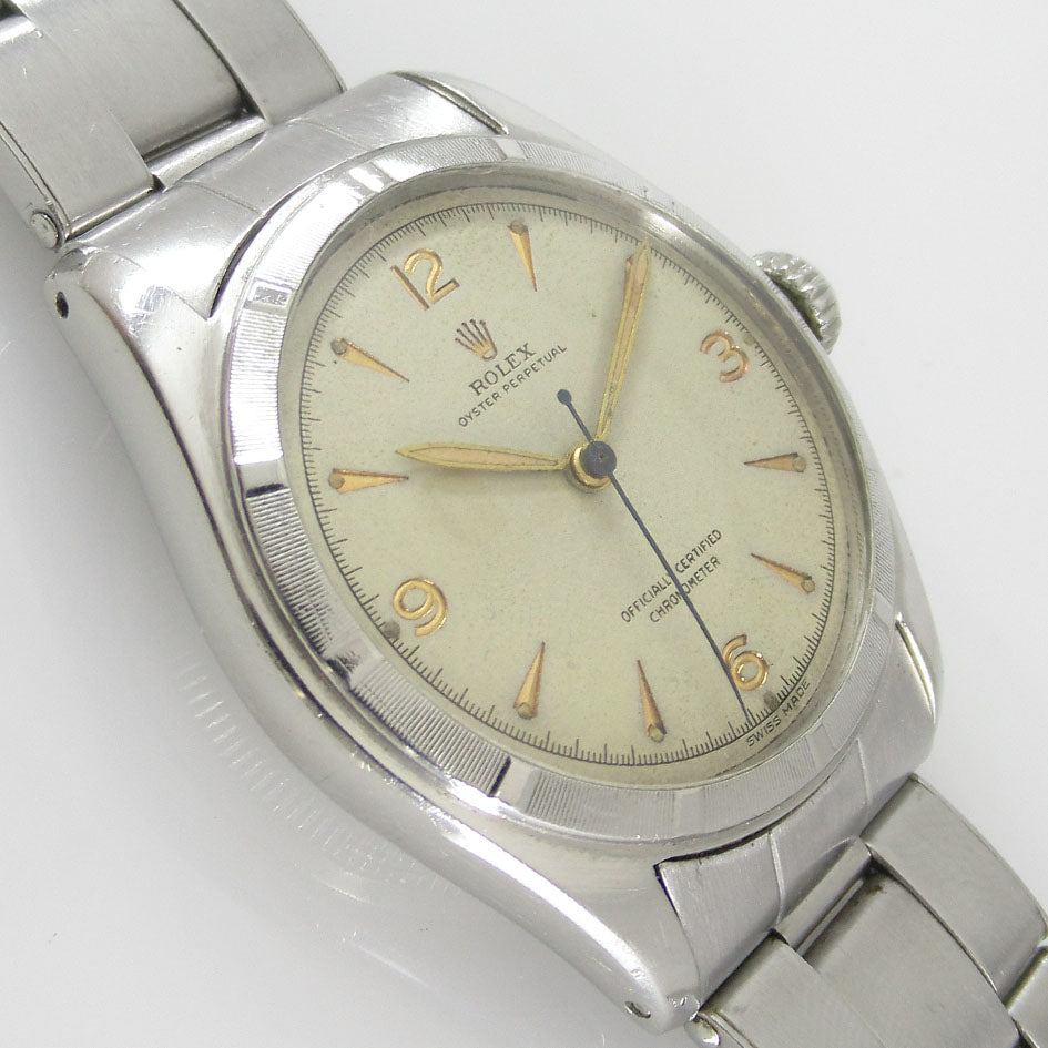ROLEX Semi Bubble back ref.6107 Super Oyster Case