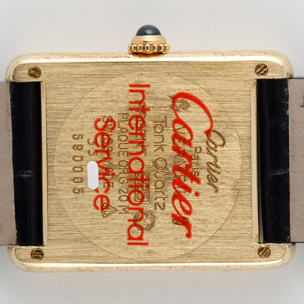 CARTIER LM must de TANK Ref.590005
