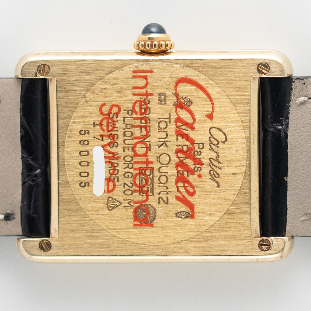CARTIER LM MUST DE TANK REF.590005