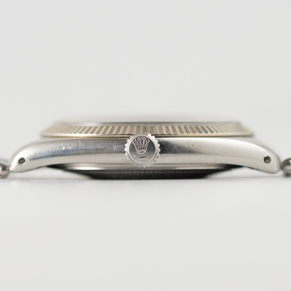 TUDOR OYSTER PRINCE Ref.7965 Earliest Fluted Bezel Black Mirror Dial
