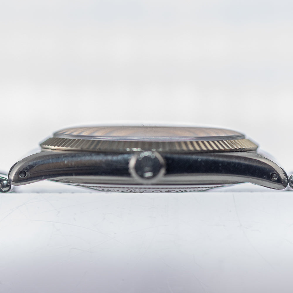 TUDOR OYSTER PRINCE Ref.7965 Earliest Fluted Bezel Black Mirror Dial