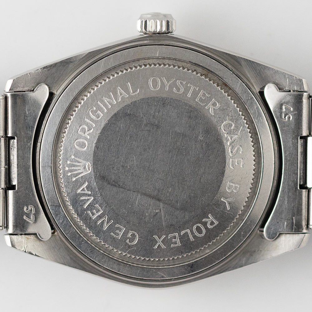TUDOR OYSTER PRINCE Ref.7965 Earliest Fluted Bezel Black Mirror Dial