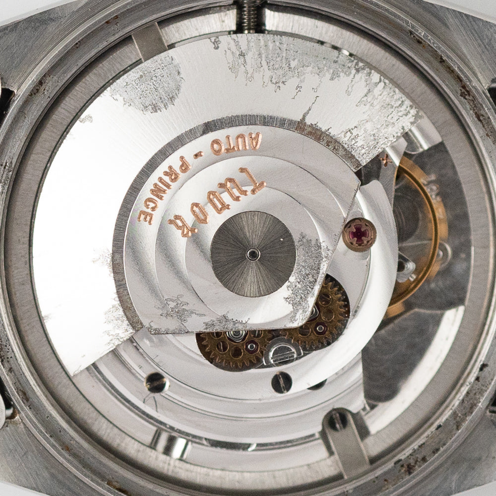 TUDOR OYSTER PRINCE Ref.7965 Earliest Fluted Bezel Black Mirror Dial