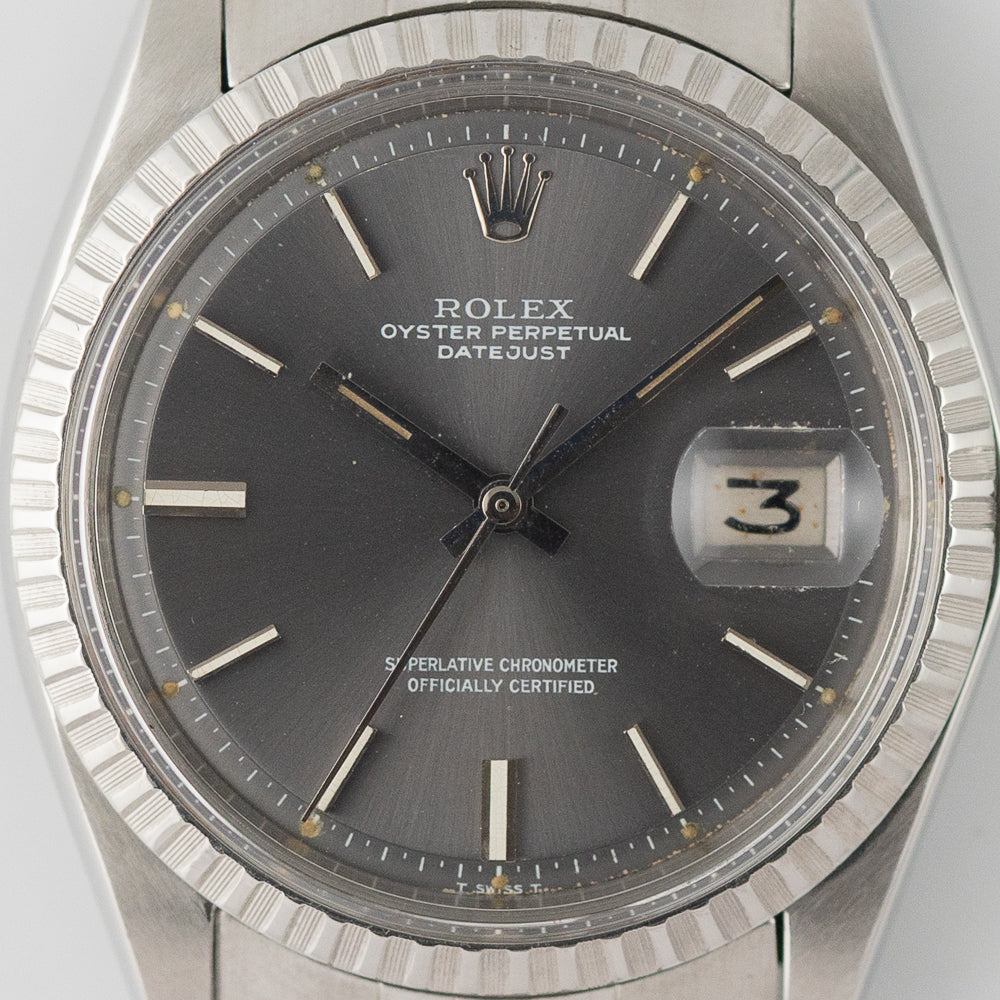 ROLEX DATEJUST REF.1603 GRAY Dial