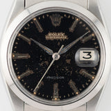 ROLEX OYSTERDATE Ref.6694 Black Gilt Dial