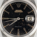 ROLEX OYSTERDATE Ref.6694 Black Gilt Dial