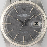ROLEX DATEJUST Ref.1601 Gray Linen Sigma Dial