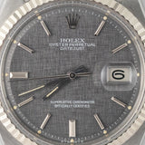 ROLEX DATEJUST Ref.1601 Gray Linen Sigma Dial