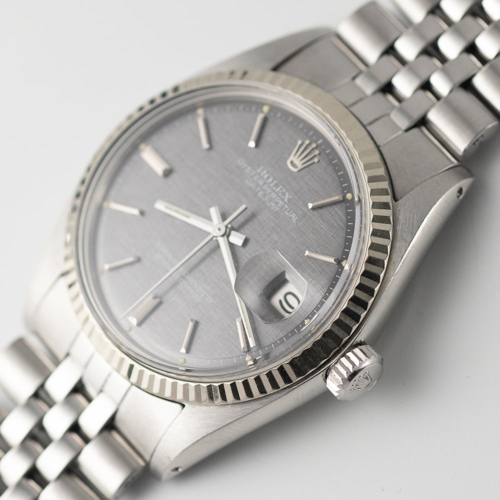 ROLEX DATEJUST Ref.1601 Gray Linen Sigma Dial