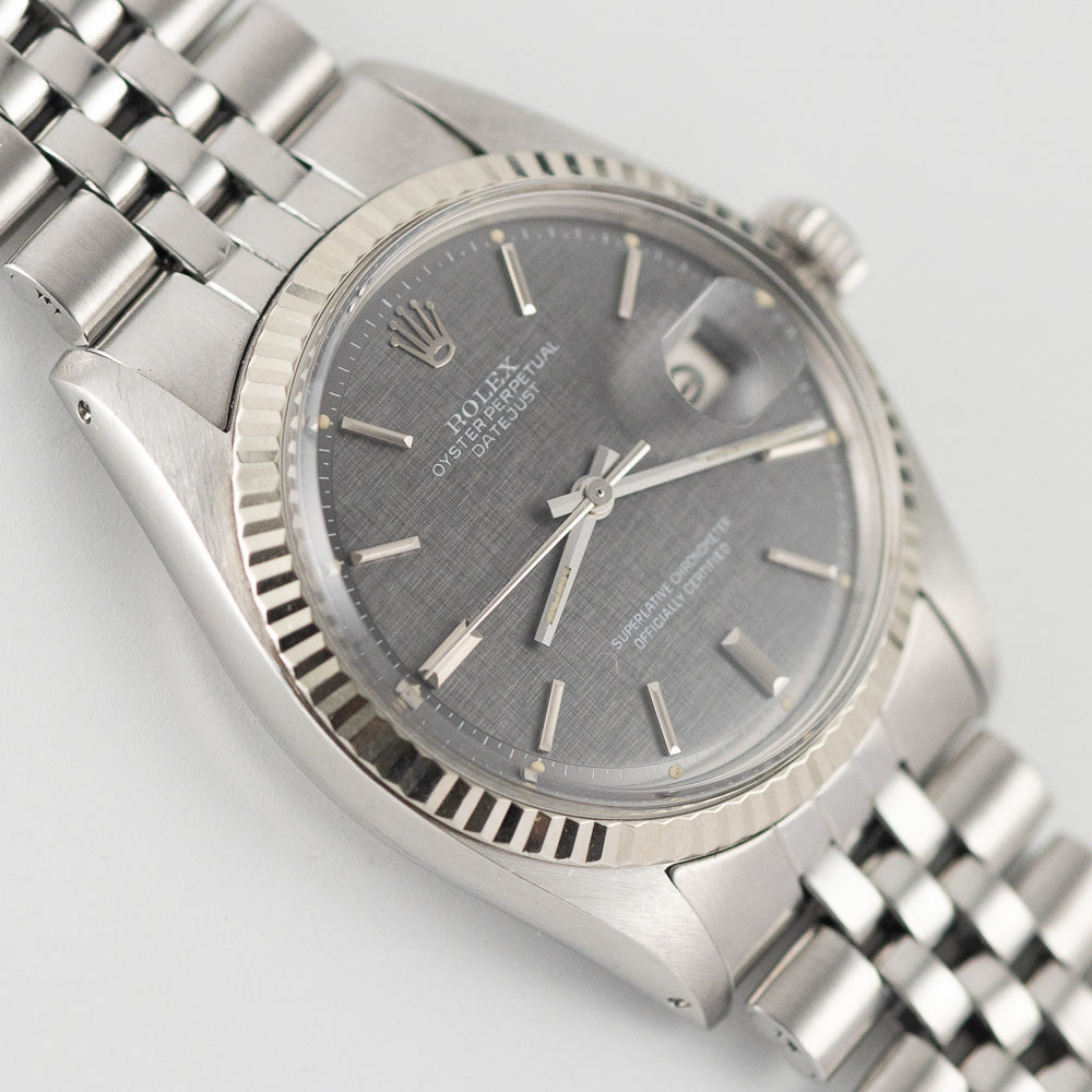 ROLEX DATEJUST Ref.1601 Gray Linen Sigma Dial