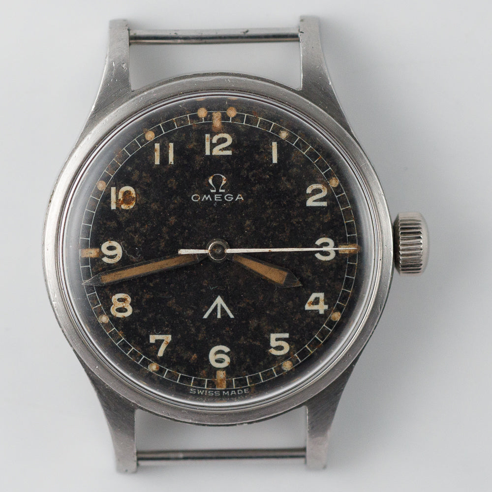 OMEGA RAF British Military 'anti-magnetic' 'Thin Arrow' Ref.CK 2777 w. Extract from the Archives