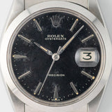 ROLEX OYSTERDATE Ref6694 Black Gilt Dial with Expansion Bracelet