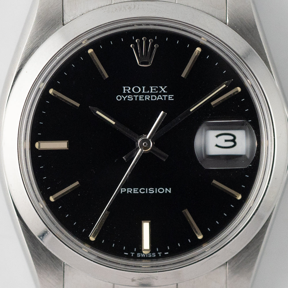 ROLEX OYSTERDATE Ref.6694 Black Dial
