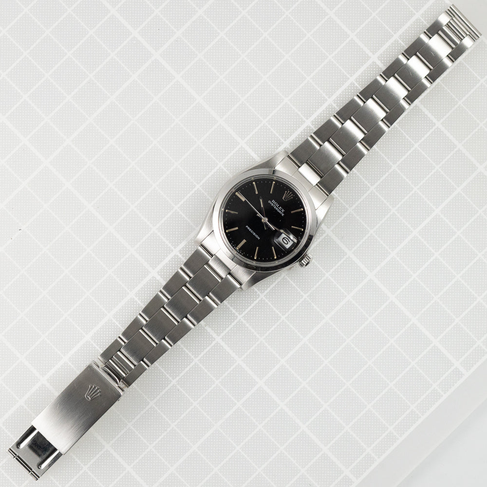 ROLEX OYSTERDATE Ref.6694 Black Dial