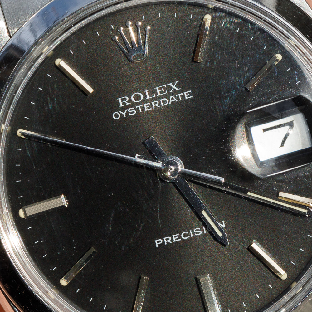 ROLEX OYSTERDATE Ref.6694 Black Dial