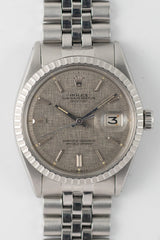 ROLEX DATEJUST Ref.1603 Gray Linen Sigma Dial