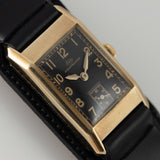 IWC Rectangle Cal.87 Cats Eye Black Gilt Dial