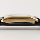 IWC Rectangle Cal.87 Cats Eye Black Gilt Dial