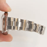 ROLEX OYSTER PERPETUAL DATE Ref.1500 Black Gilt Patina Dial