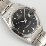 ROLEX OYSTER PERPETUAL DATE Ref.1500 Black Gilt Patina Dial