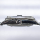 ROLEX OYSTER PERPETUAL DATE Ref.1500 Black Gilt Patina Dial