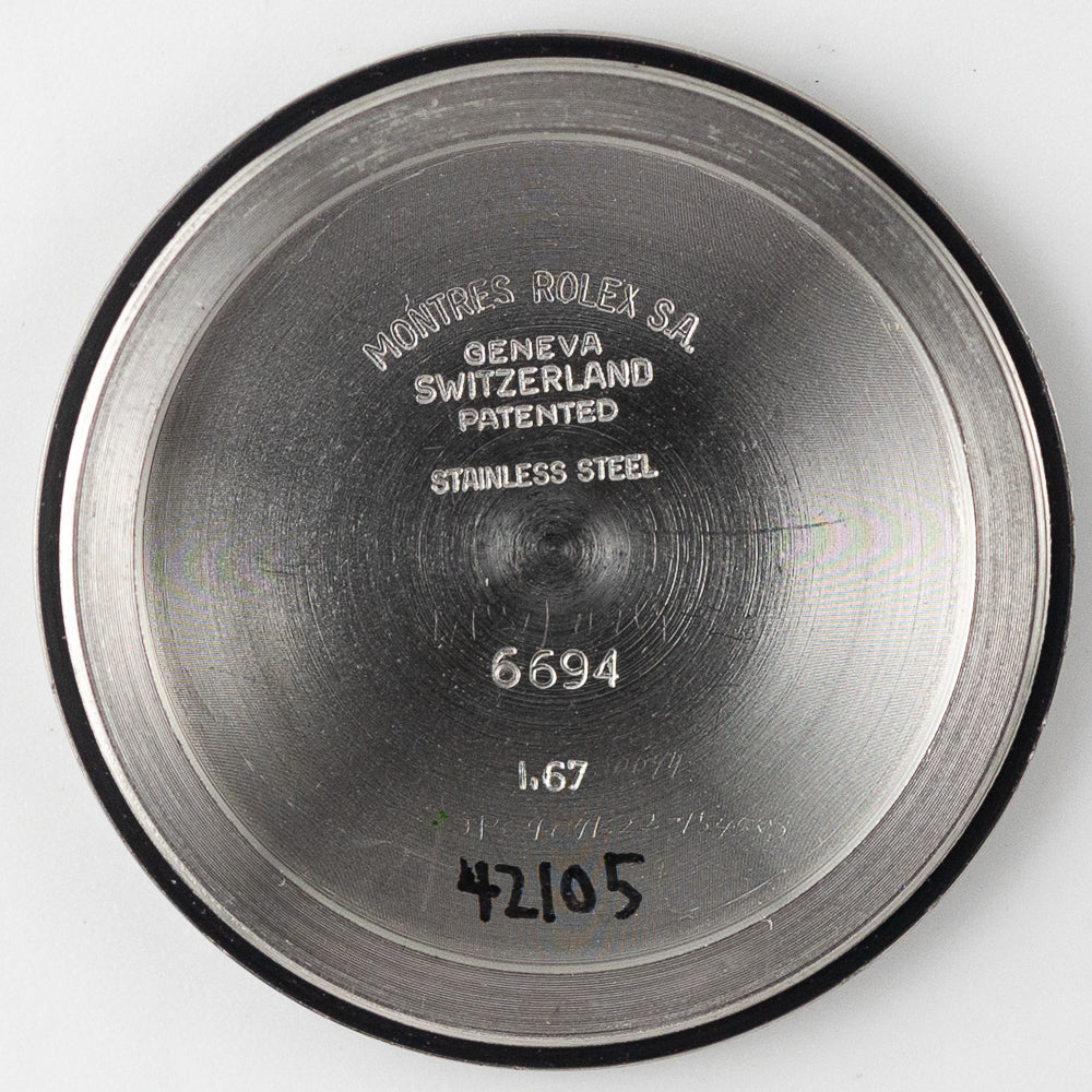 ROLEX OYSTERDATE Ref.6694 Black Gilt Dial