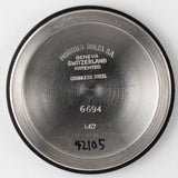 ROLEX OYSTERDATE Ref.6694 Black Gilt Dial