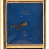 CARTIER SM MUST DE TANK LAPIS BLUE DIAL