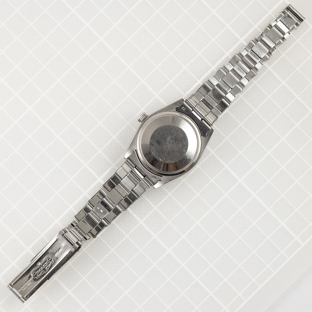 ROLEX OYSTER PERPETUAL DATE Ref.1500 Black Gilt Patina Dial