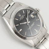 ROLEX OYSTER PERPETUAL DATE Ref.1500 Black Gilt Patina Dial
