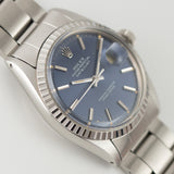 ROLEX DATEJUST Ref.1603 Blue Dial almost NOS