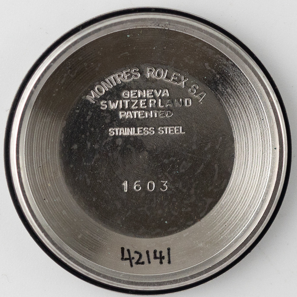 ROLEX DATEJUST Ref.1603 Blue Dial almost NOS