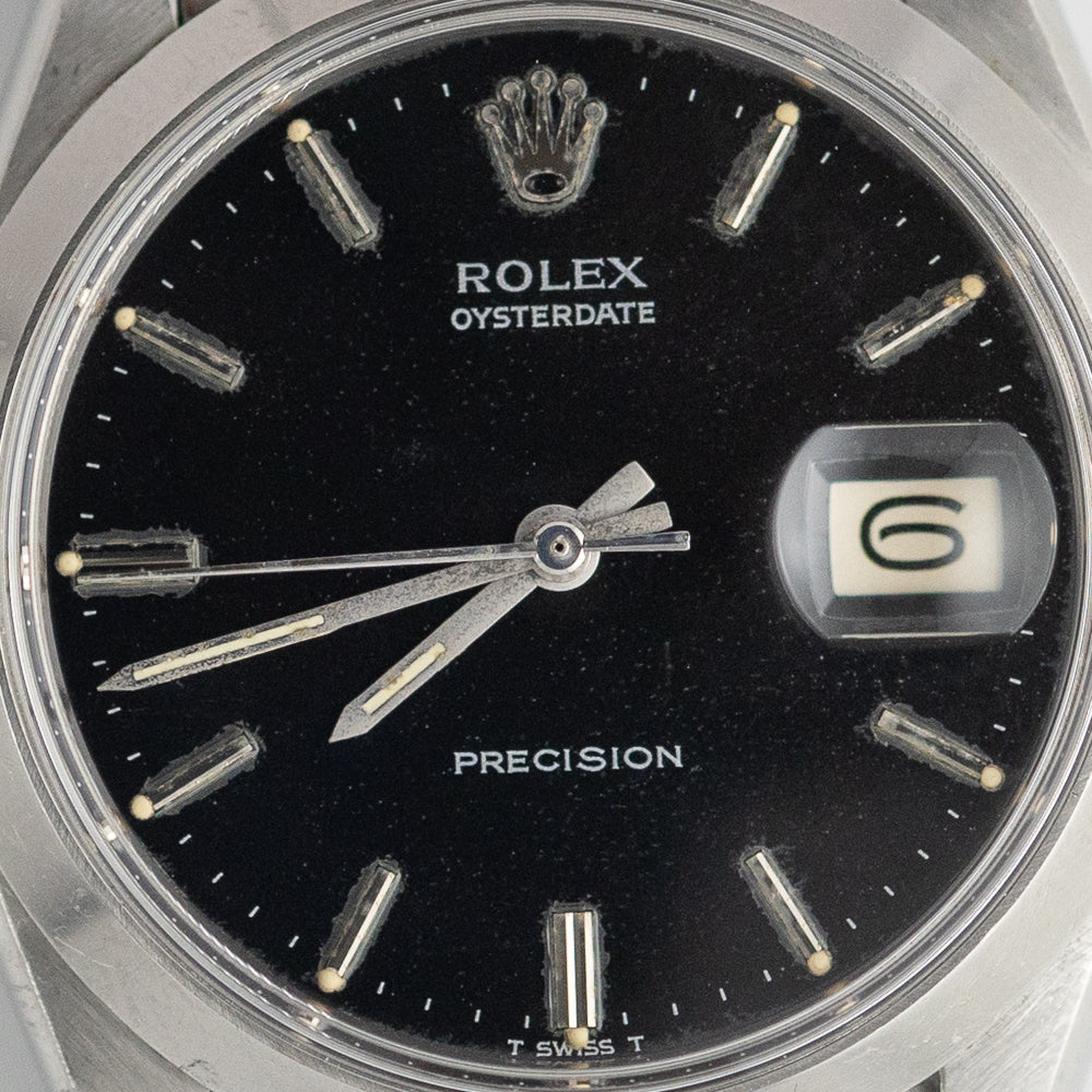 ROLEX OYSTERDATE Ref.6694 Black Mirror Dial