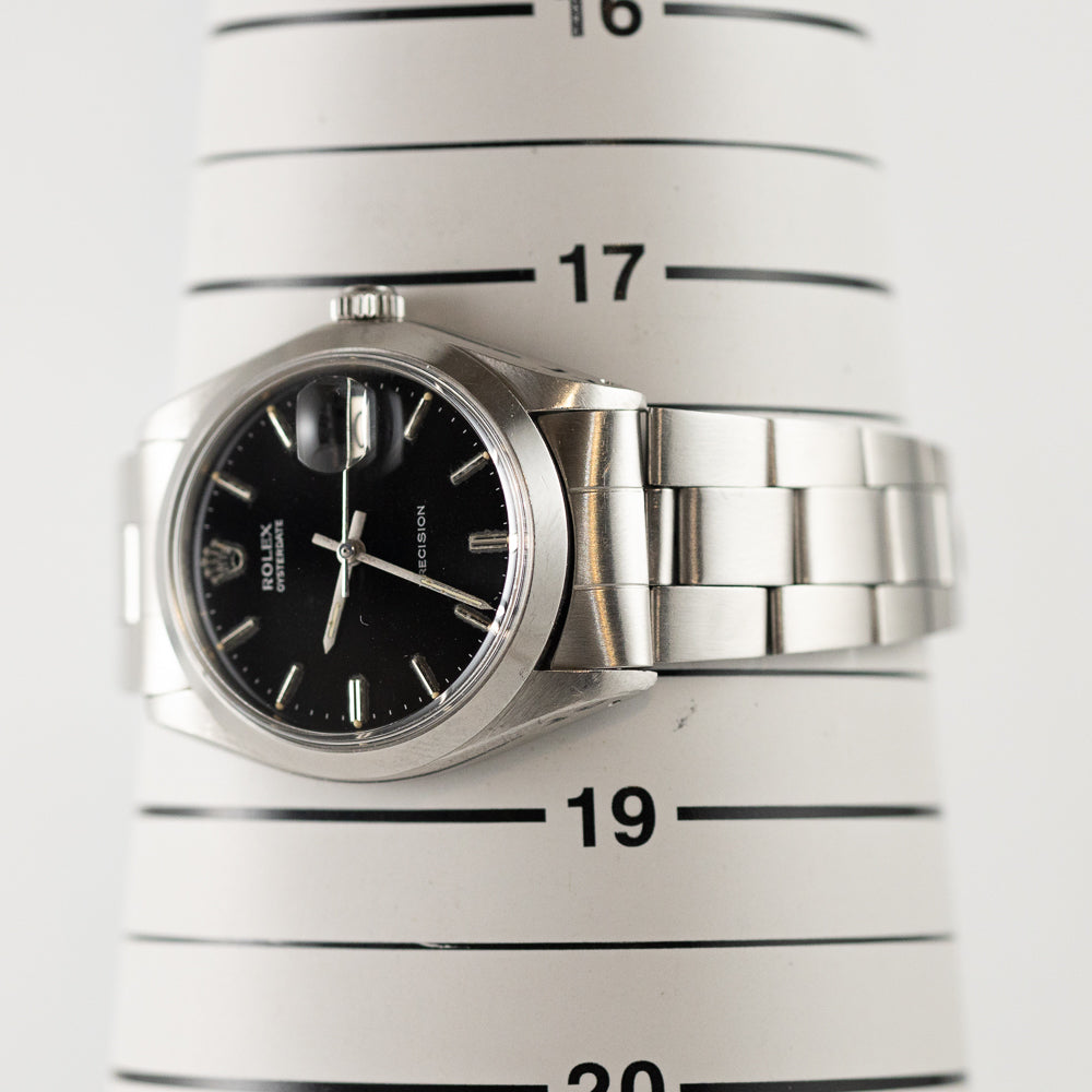 ROLEX OYSTERDATE Ref.6694 Black Mirror Dial