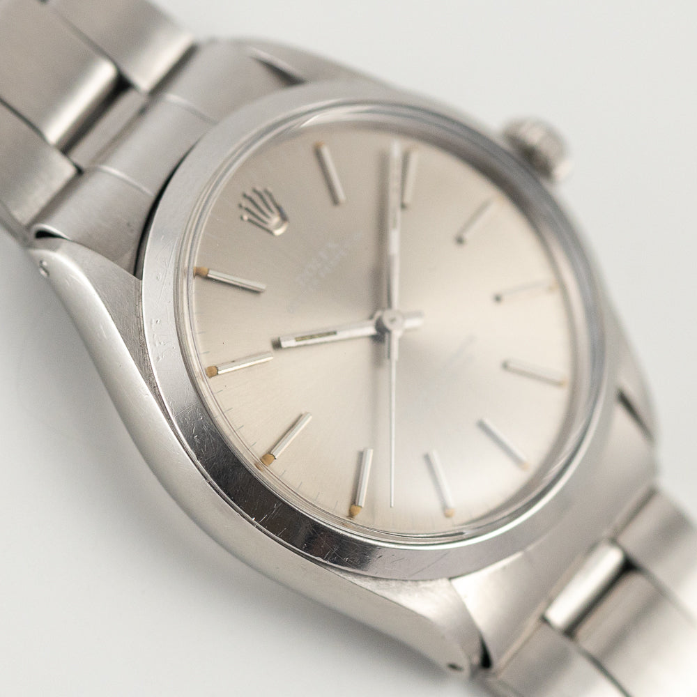 ROLEX OYSTER PERPETUAL Ref.1002 Gray Dial Long Minute