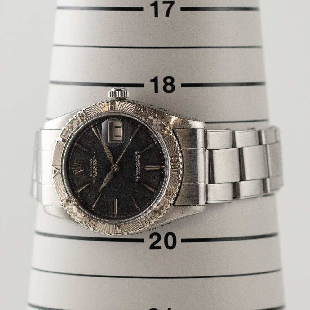 ROLEX DATEJUST Ref.1625 Thunder Bird Black Gilt Patina Dial