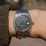 ROLEX DATEJUST Ref.1625 Thunder Bird Black Gilt Patina Dial
