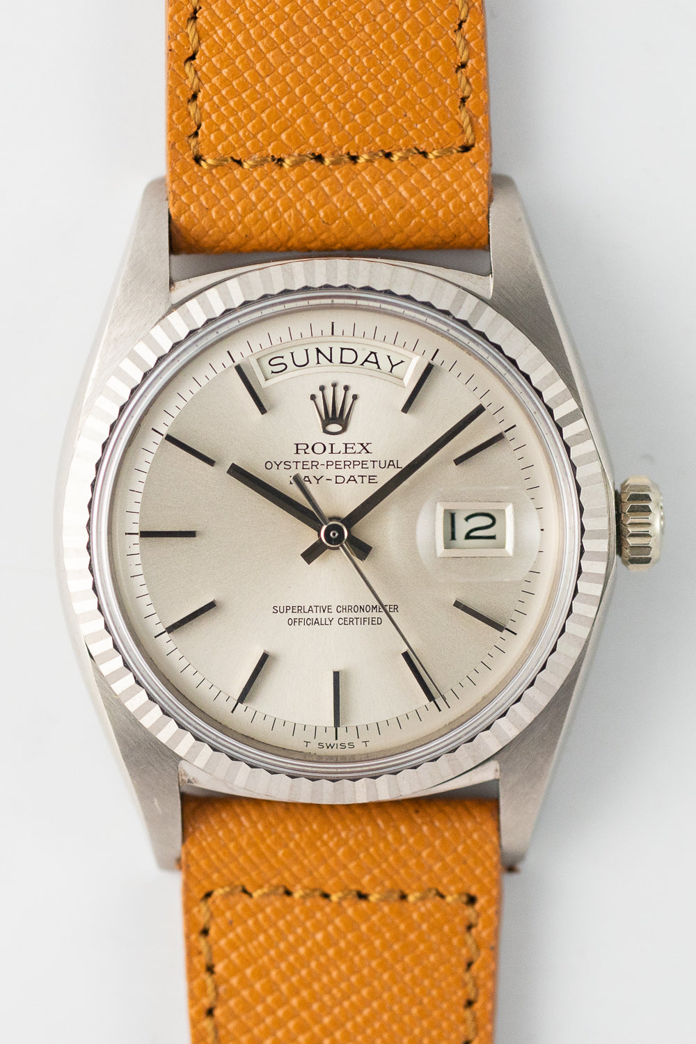 ROLEX DAY-DATE Ref.1803 18k white gold – TIMEANAGRAM