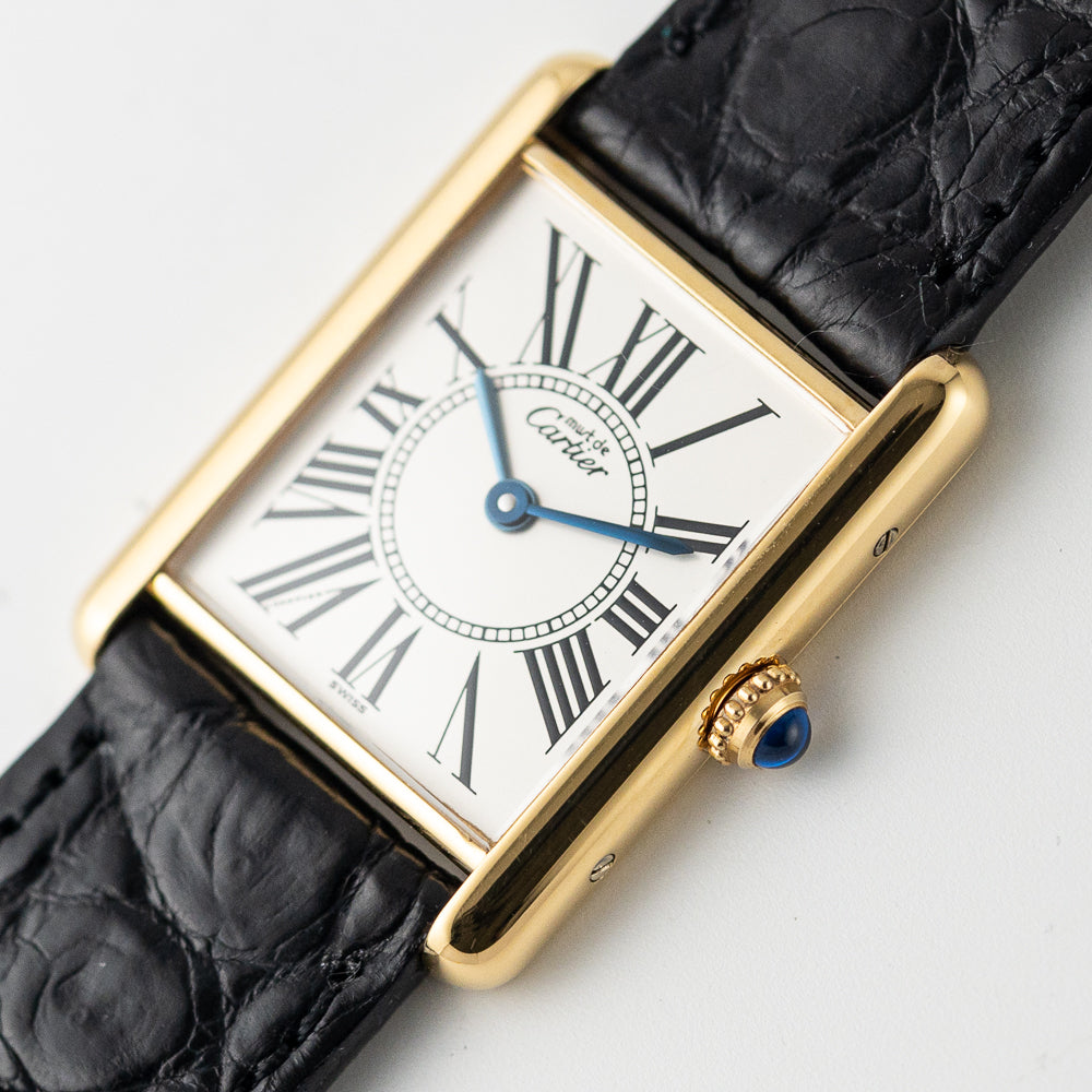CARTIER LM MUST DE TANK REF.1615 OPARAN DIAL