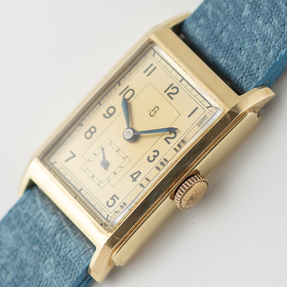 GLASHUTTE "G-Uhr" 14KYG UROFA58