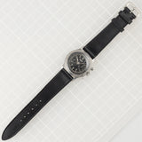 HEUER Valjoux 69 Chronograph Black Gilt Dial